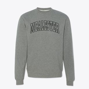 Mcalester Oklahoma Trendy Block Crewneck Sweatshirt