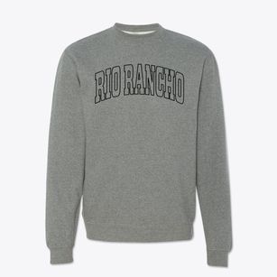 Rio Rancho New Mexico Trendy Block Crewneck Sweatshirt