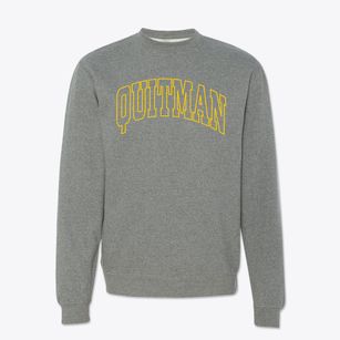 Quitman Georgia Trendy Block Crewneck Sweatshirt