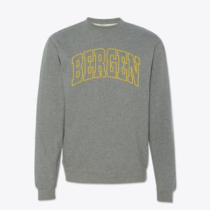 Bergen New York Trendy Block Crewneck Sweatshirt