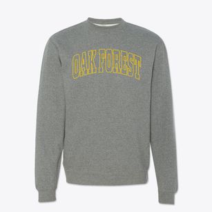 Oak Forest Illinois Trendy Block Crewneck Sweatshirt