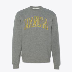 Manila Utah Trendy Block Crewneck Sweatshirt
