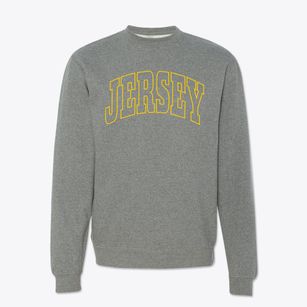 Jersey Georgia Trendy Block Crewneck Sweatshirt