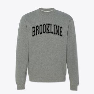 Brookline Massachusetts Varsity Crewneck Sweatshirt