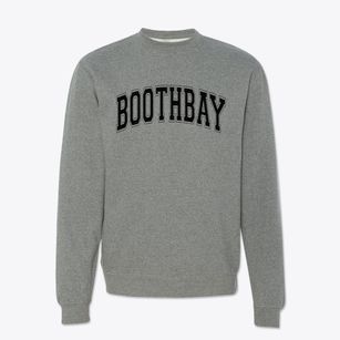 Boothbay Maine Varsity Crewneck Sweatshirt
