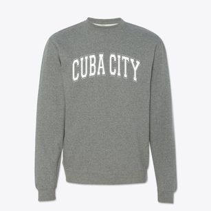 Cuba City Wisconsin Varsity Crewneck Sweatshirt