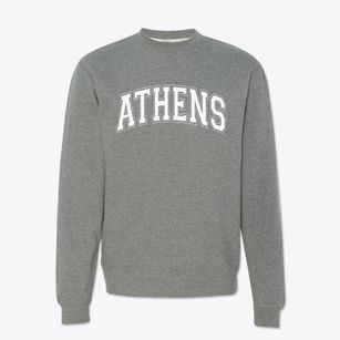 Athens Maine Varsity Crewneck Sweatshirt