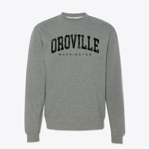 Oroville Washington Urban Vibe Crewneck Sweatshirt