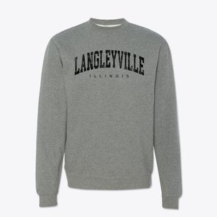Langleyville Illinois Urban Vibe Crewneck Sweatshirt
