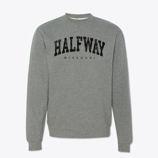 Halfway Missouri Urban Vibe Crewneck Sweatshirt