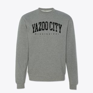 Yazoo City Mississippi Urban Vibe Crewneck Sweatshirt