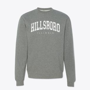 Hillsboro Illinois Urban Vibe Crewneck Sweatshirt