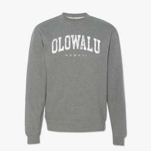 Olowalu Hawaii Urban Vibe Crewneck Sweatshirt