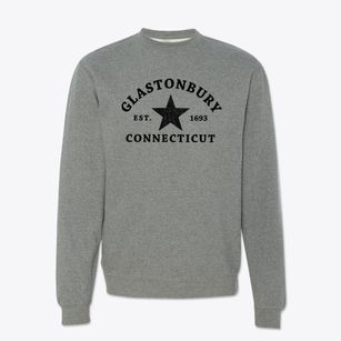 Glastonbury Connecticut Star Crewneck Sweatshirt