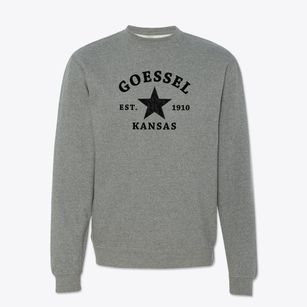 Goessel Kansas Star Crewneck Sweatshirt