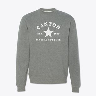 Canton Massachusetts Star Crewneck Sweatshirt