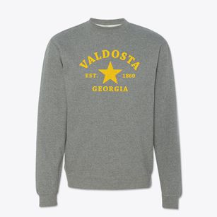 Valdosta Georgia Star Crewneck Sweatshirt