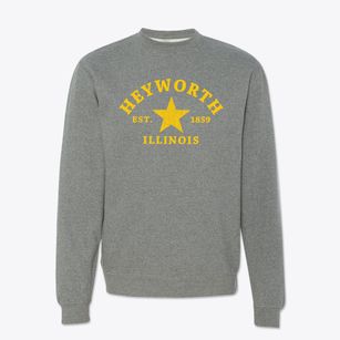 Heyworth Illinois Star Crewneck Sweatshirt