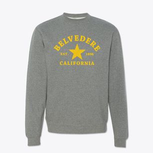 Belvedere California Star Crewneck Sweatshirt