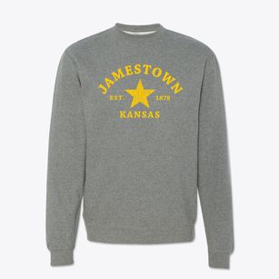 Jamestown Kansas Star Crewneck Sweatshirt