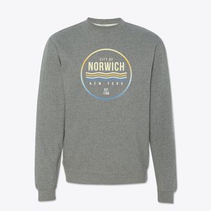 Norwich New York Color Fade Crewneck Sweatshirt