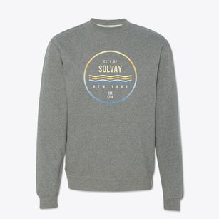 Solvay New York Color Fade Crewneck Sweatshirt