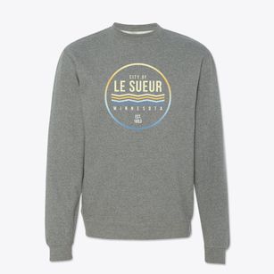 Le Sueur Minnesota Color Fade Crewneck Sweatshirt