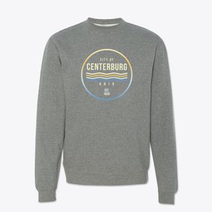 Centerburg Ohio Color Fade Crewneck Sweatshirt