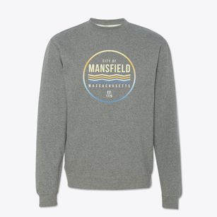 Mansfield Massachusetts Color Fade Crewneck Sweatshirt