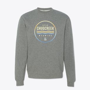 Chugcreek Wyoming Color Fade Crewneck Sweatshirt
