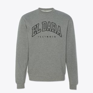 El Dara Illinois Inline Crewneck Sweatshirt