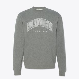 Hallandale Beach Florida Inline Crewneck Sweatshirt