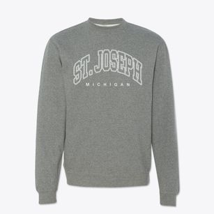 St. Joseph Michigan Inline Crewneck Sweatshirt