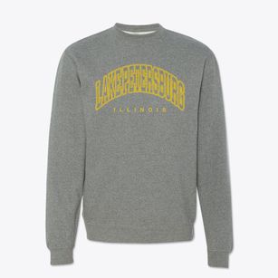 Lake Petersburg Illinois Inline Crewneck Sweatshirt