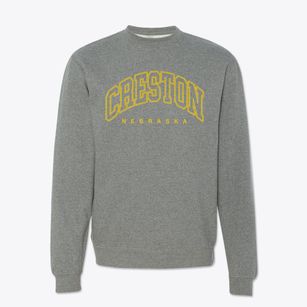Creston Nebraska Inline Crewneck Sweatshirt