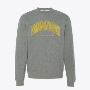 Fernandina Beach Florida Inline Crewneck Sweatshirt