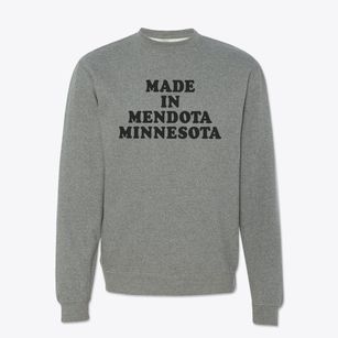 Mendota Minnesota Classic 70s Crewneck Sweatshirt