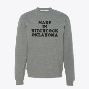Hitchcock Oklahoma Classic 70s Crewneck Sweatshirt