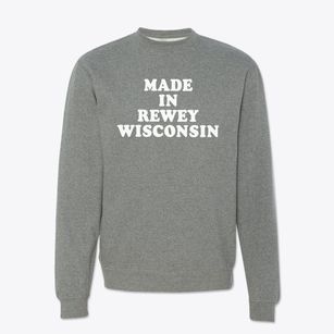 Rewey Wisconsin Classic 70s Crewneck Sweatshirt