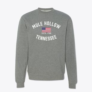 Mule Hollow Tennessee Patriot Crewneck Sweatshirt