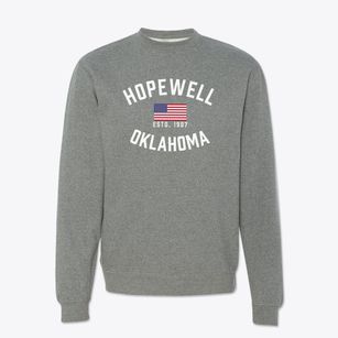 Hopewell Oklahoma Patriot Crewneck Sweatshirt