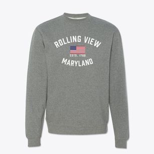 Rolling View Maryland Patriot Crewneck Sweatshirt