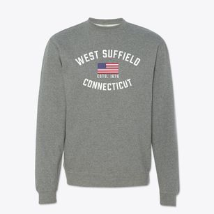 West Suffield Connecticut Patriot Crewneck Sweatshirt