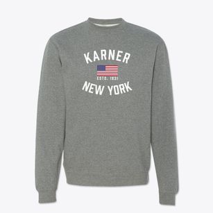 Karner New York Patriot Crewneck Sweatshirt