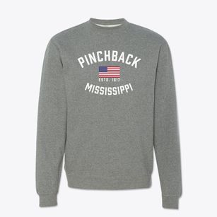 Pinchback Mississippi Patriot Crewneck Sweatshirt