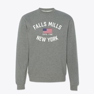 Falls Mills New York Patriot Crewneck Sweatshirt