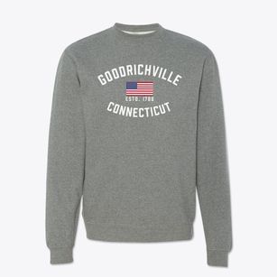 Goodrichville Connecticut Patriot Crewneck Sweatshirt