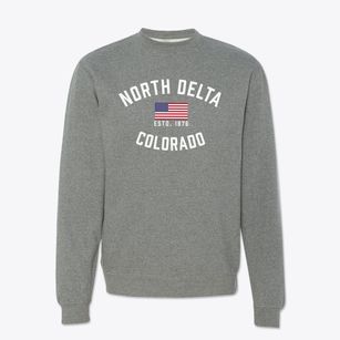 North Delta Colorado Patriot Crewneck Sweatshirt