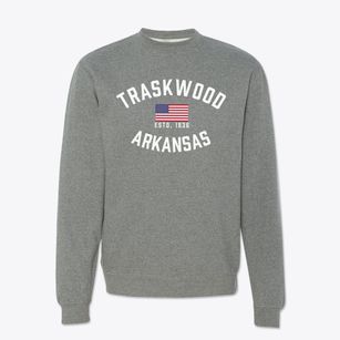 Traskwood Arkansas Patriot Crewneck Sweatshirt