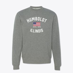 Humboldt Illinois Patriot Crewneck Sweatshirt